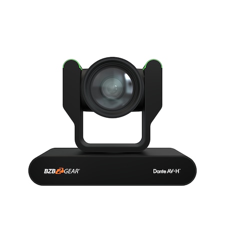 Bzbgear 12X 1080P FHD AUTO TRACKING HDMI 2.0/12G-SDI/USB 2.0/USB 3.0 Dante AV-H Live Strmng PTZ Camera, Blk BG-ADAMO-JRDA12X-B
